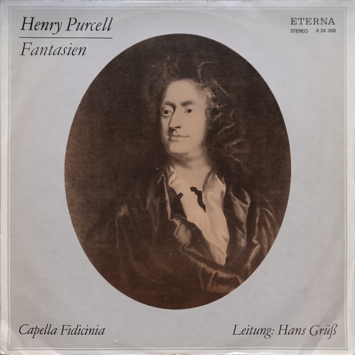 Henry Purcell, Capella Fidicinia, Hans Grüß – Fantasien vinyl cover