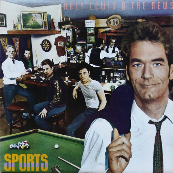 Huey Lewis & The News – Sports vinyl cover