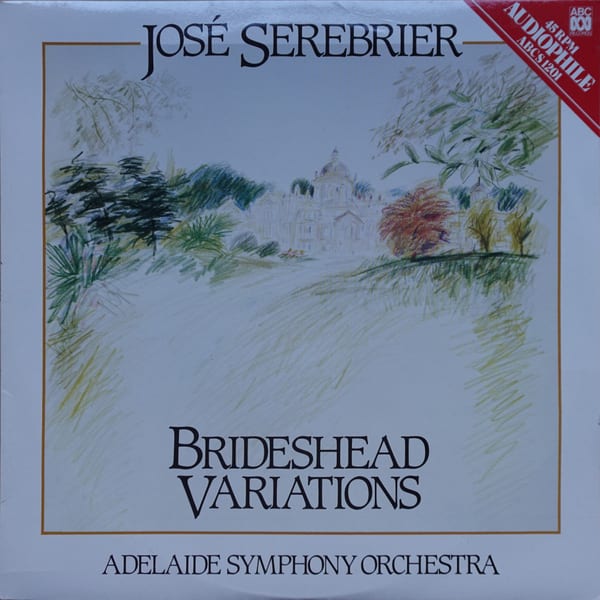 Jose Serebrier, Adelaide Symphony Orchestra – Brideshead Variations vinyl cover