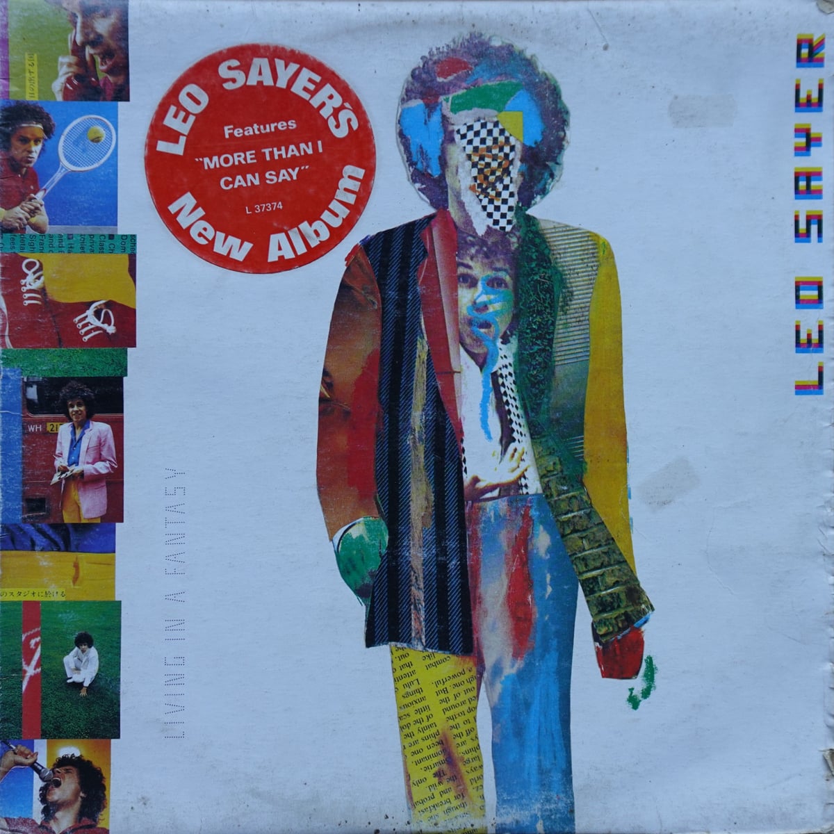 Leo Sayer – Living In A Fantasy vinyl cover