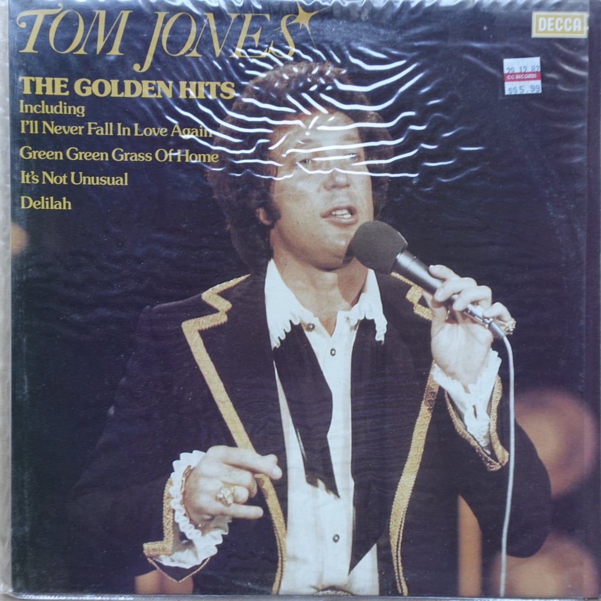 Tom Jones – The Golden Hits vinyl cover