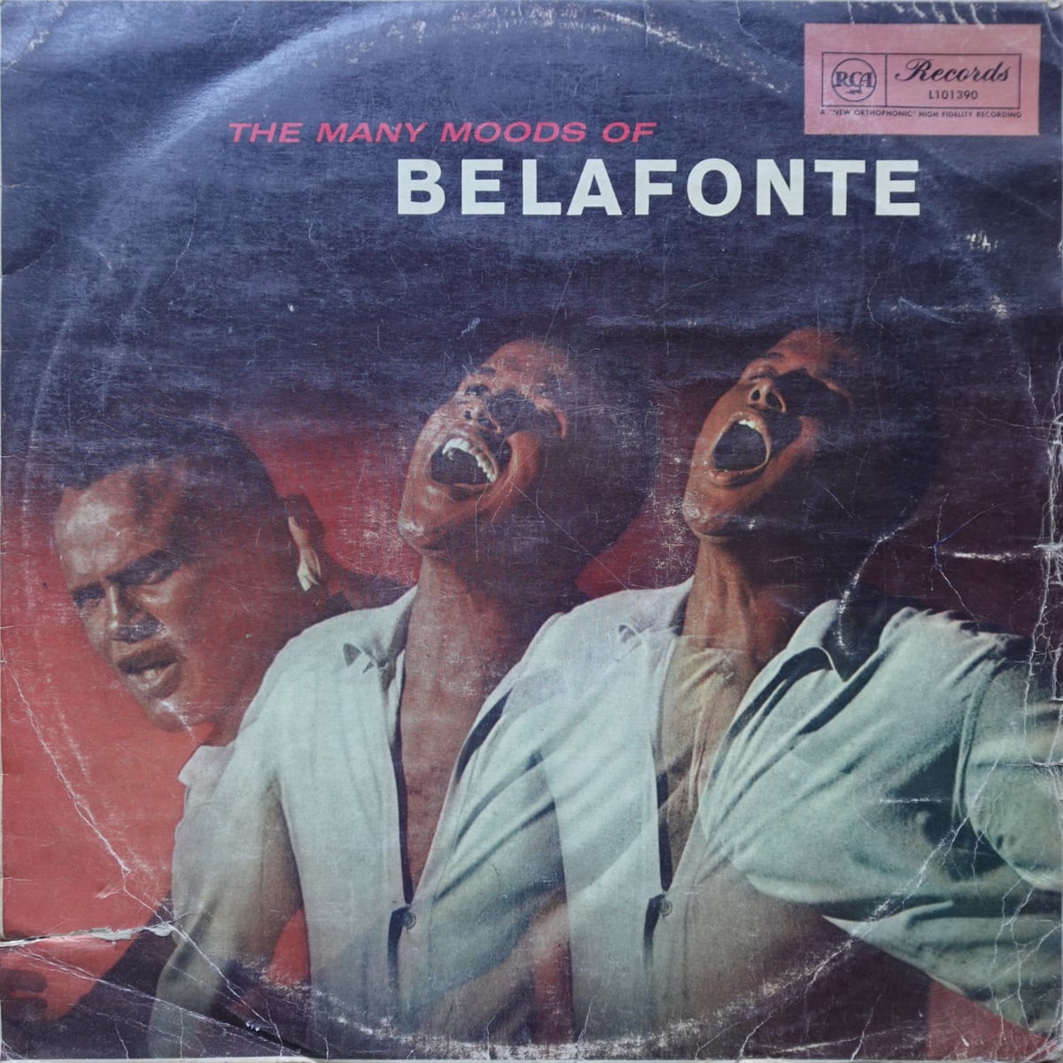 Harry Belafonte – The Many Moods Of Belafonte vinyl cover