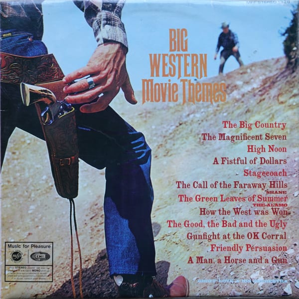 Geoff Love & His Orchestra – Big Western Movie Themes vinyl cover
