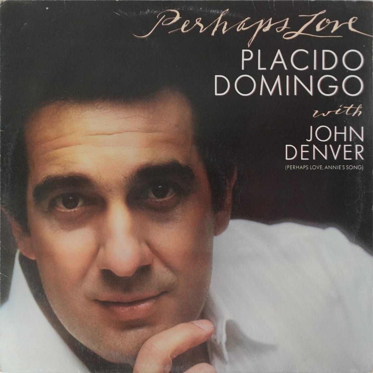 Placido Domingo, John Denver – Perhaps Love vinyl cover