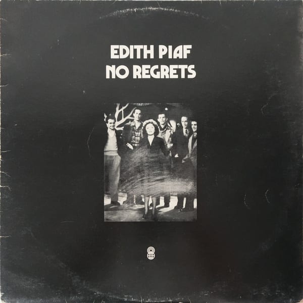 Edith Piaf – No Regrets vinyl cover
