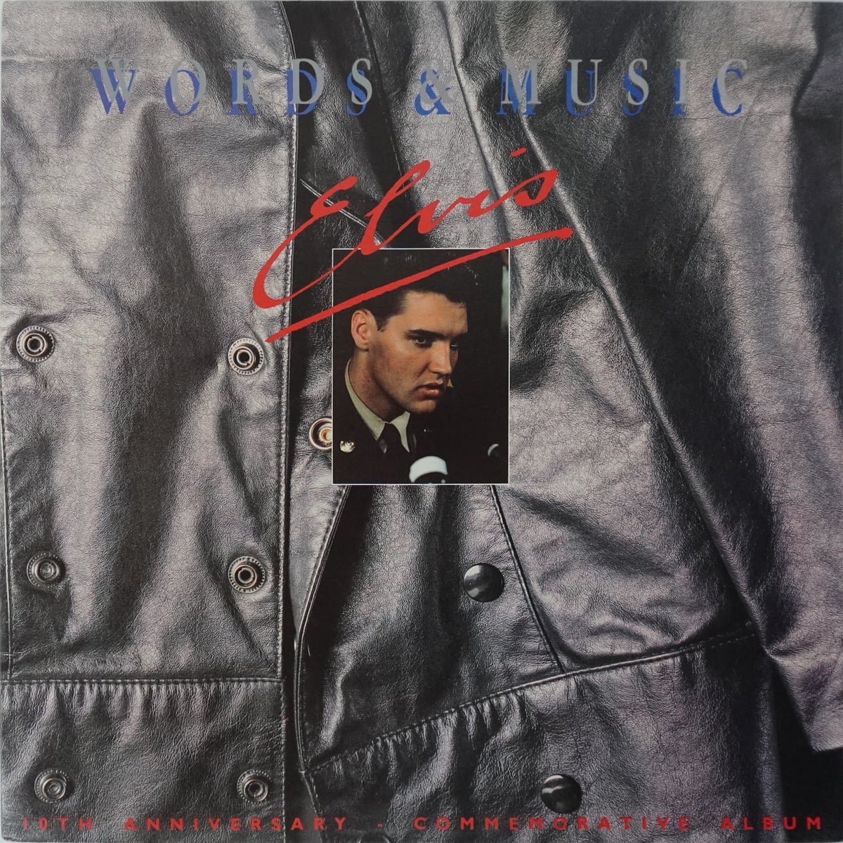 Elvis Presley – Words And Music - 10th Anniversary - Commemorative Album vinyl cover