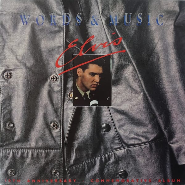 Elvis Presley – Words And Music - 10th Anniversary - Commemorative Album vinyl cover
